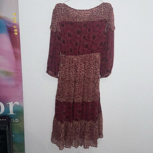 New ba&sh Gypsie Rose Dress Red Medium - Picture 7 of 16